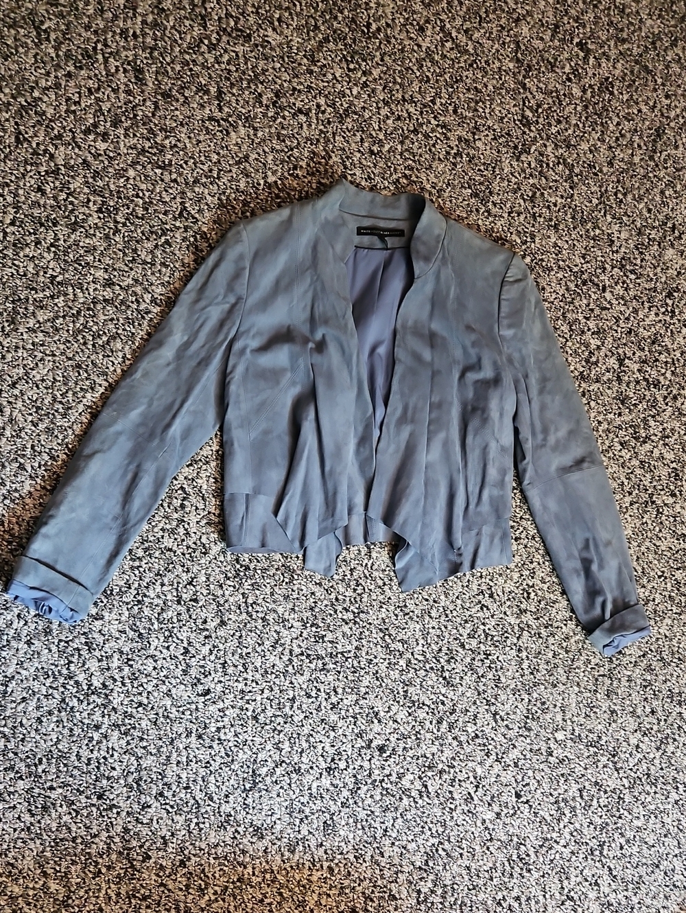 Light Blue Suede Jacket